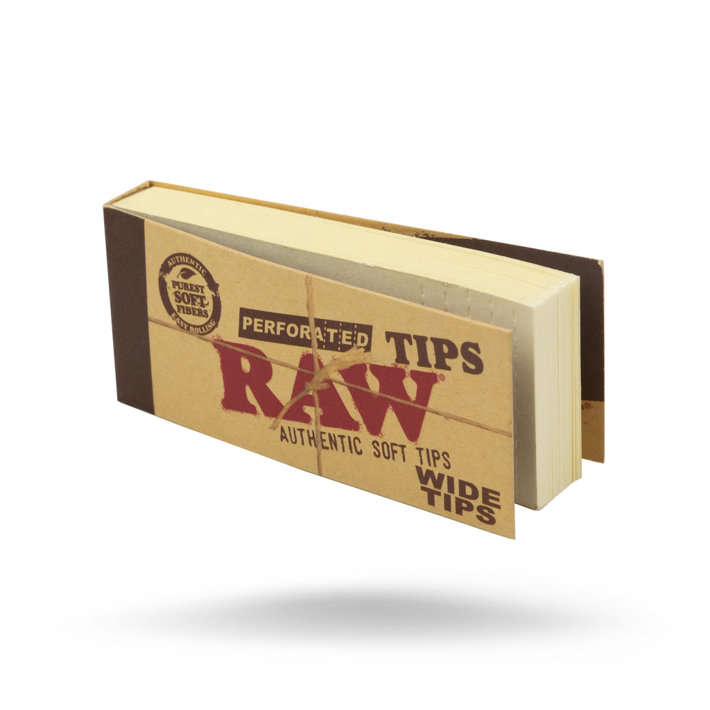 Raw authentic perforated wide tips